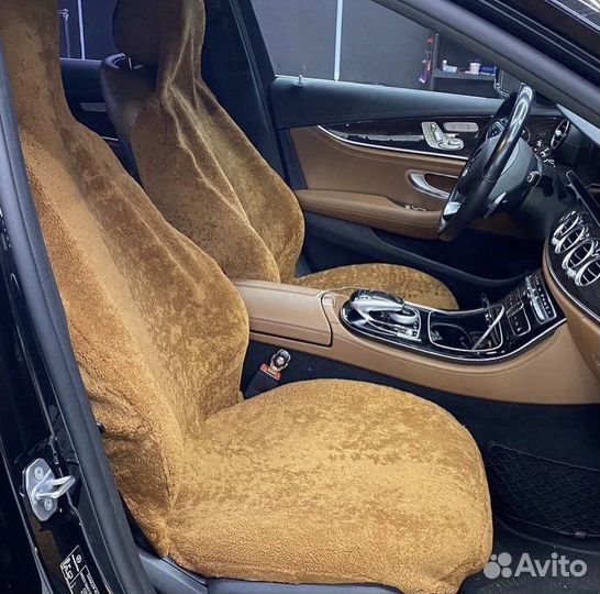 Меховые накидки из натуральной овчины на сидения