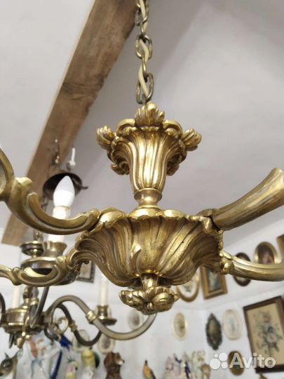 Старинная Люстра с Бра