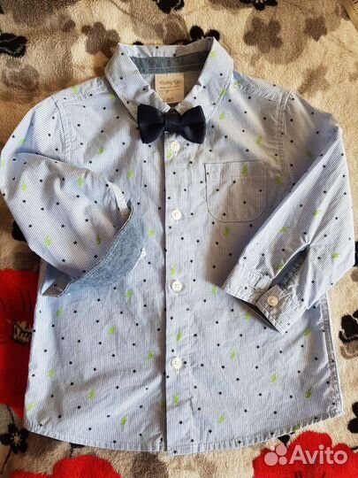 Костюм (рубашка, джинсы) 80р