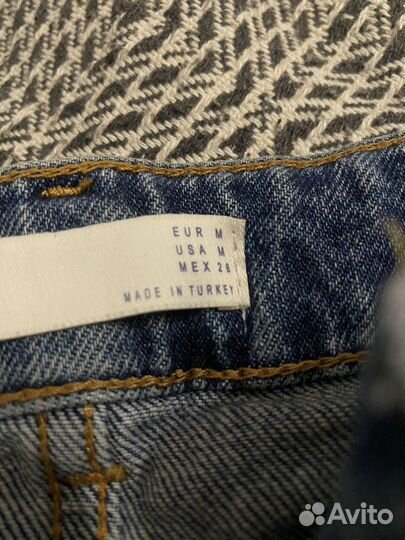 Джинсовая юбка zara m