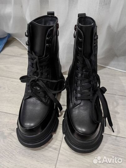 Ботинки нат кожа женские зимние 36