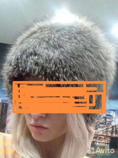 Шапка чернобурка