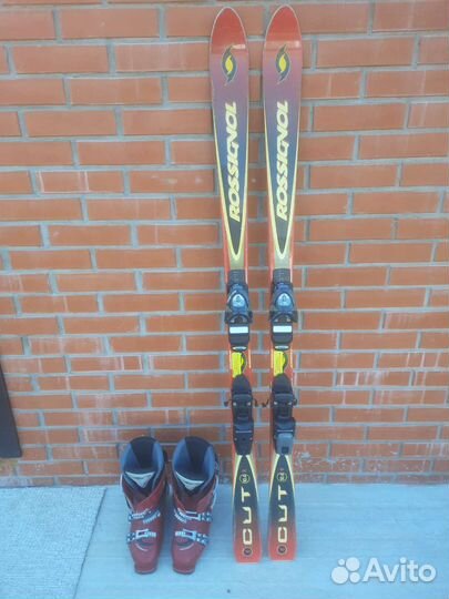 Горные лыжи с ботинками dalbello