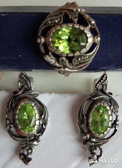 Ювелирный комплект серебро 