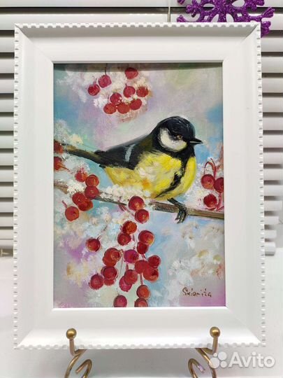 Картины с птичками маслом. Доставка из Мурм.обл