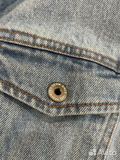 Джинсовая утепленная куртка для девочки