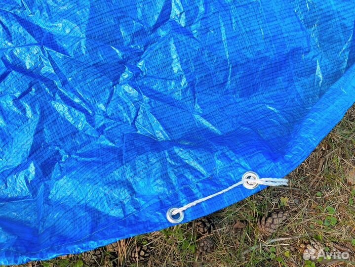 Натяжной тент купол для бассейна крышка круглый