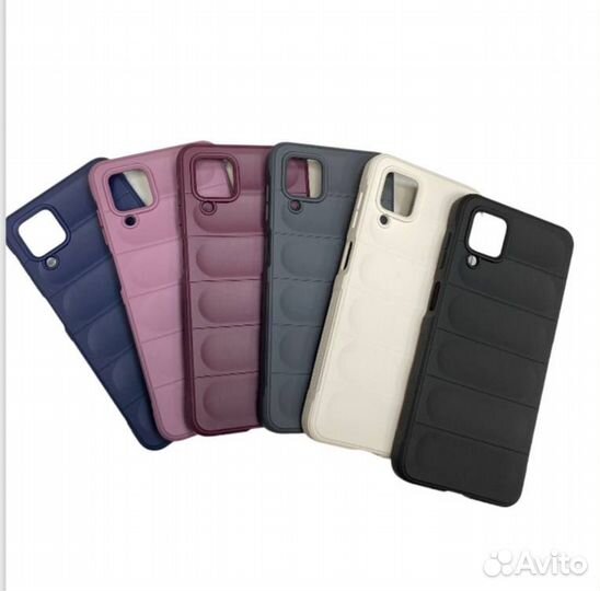 Чехол Samsung A12 противоударный с бортом