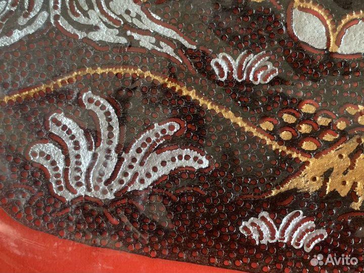 Картина натуральная кожа Таиланд