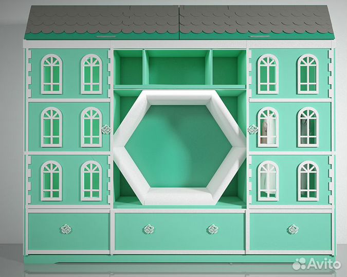 Шкаф в детскую с мягким креслом. Кресло в шкафу