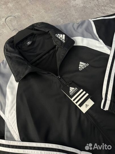 Спортивный костюм Adidas с воротником мужской