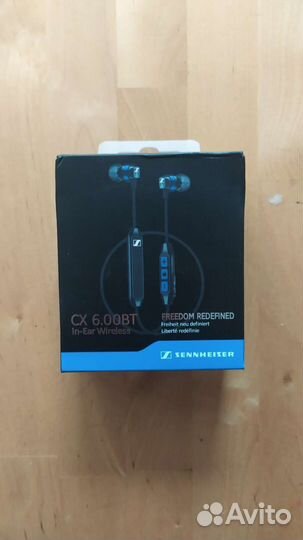 Беспроводные наушники Sennheiser CX 6.00 BT