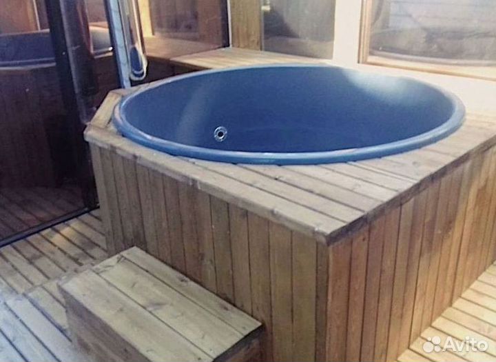 Банный чан купель с подогревом Ирий Комфорт