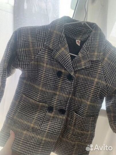 Пальто детское размер 100