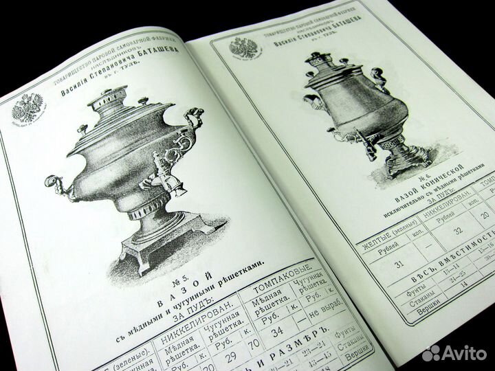 Самовары В С Баташев Прейскурант Тула Самовар