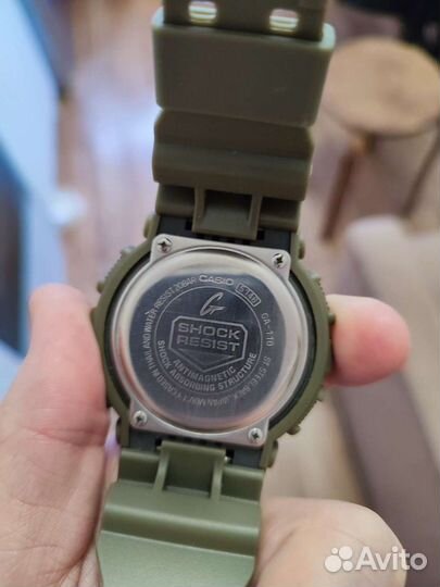 Часы casio g shock ga 110 хаки зеленый