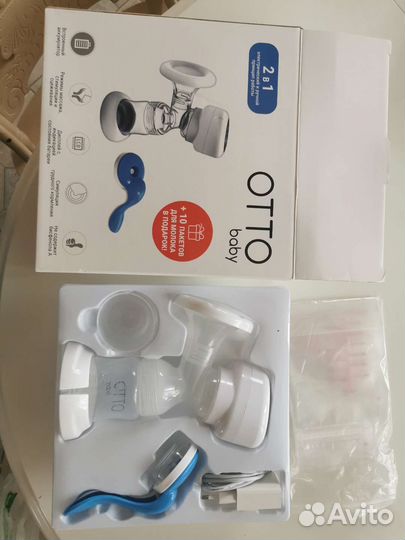 Молокоотсос электрический и ручной 2 в 1 otto