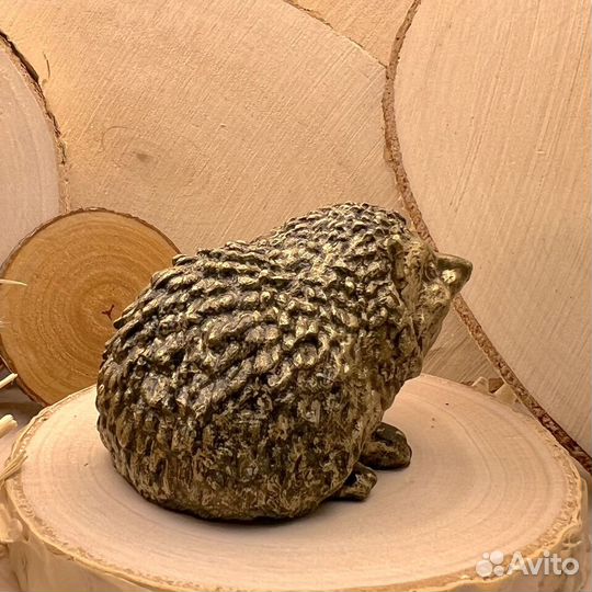 Бронзовая статуэтка Ёжик