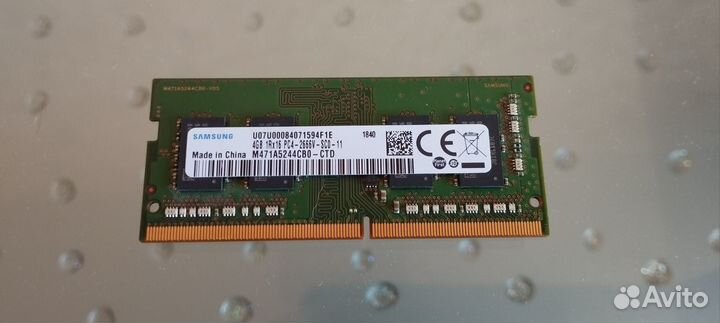 Оперативная память для ноутбука DDR4 4Gb