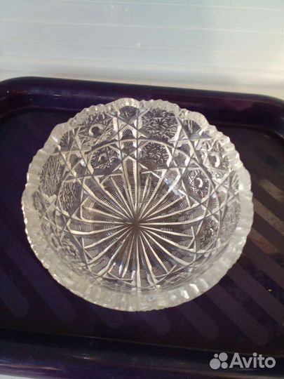 Хрустальная ваза