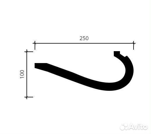 1.50.710 Европласт Lines 100*250*2000 мм