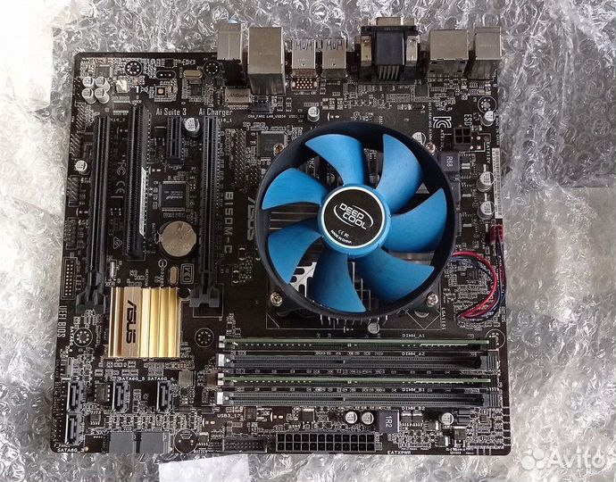 Плата Asus B150M-C и процессор i5-6500