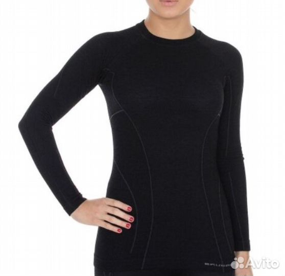 Термокофта Brubeck Wmn Active Wool Black