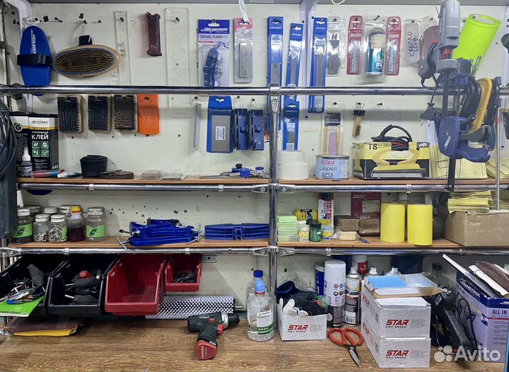 Ремонт и сервис горных лыж и сноубордов