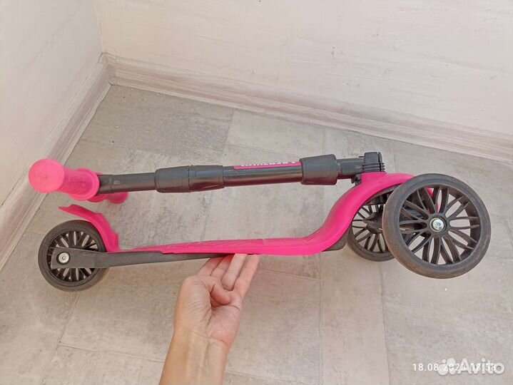 Самокат Дерзкий детский складной трехколесный