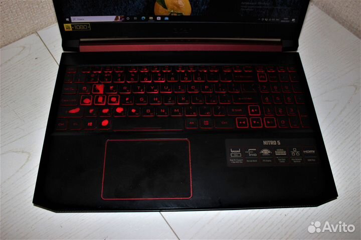 Игровой ноутбук acer на Core i5-9300H/ GTX 1650