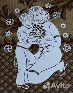 Вытынанки (вырезалки из бумаги) на День Матери