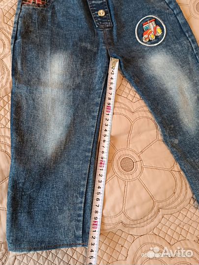 Джинсовый костюм для мальчика 98