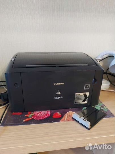 Лазерный принтер canon LBP 3010B с 2-я картриджами