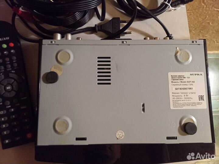 Тв-тюнер supra SDT-92