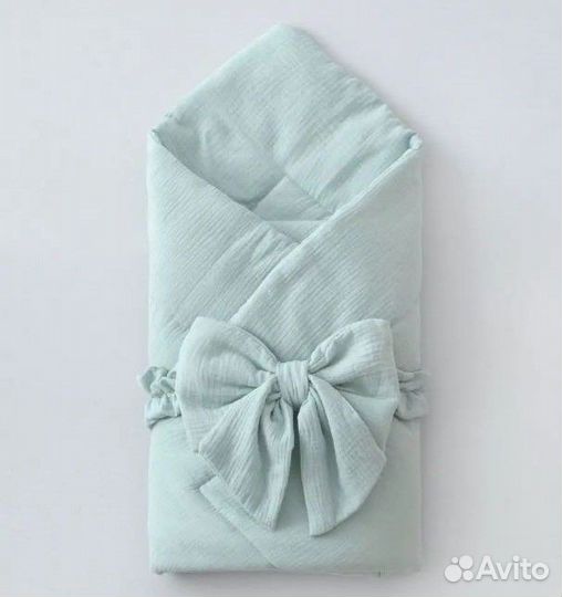 Конверт на выписку/ муслиновое одеяло