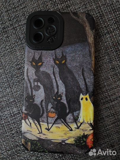 Чехол с котиками на iPhone 12 pro