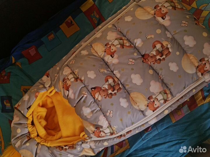 Конверт на выписку зимний для мальчика и девочки