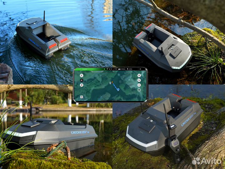 Прикормочный кораблик Rippton CatchX Mini GPS