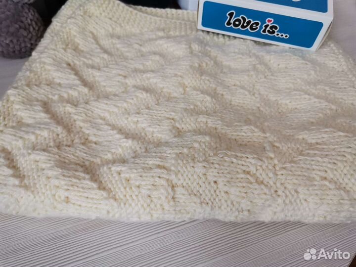 Плед детский вязаный, вяжу на заказ