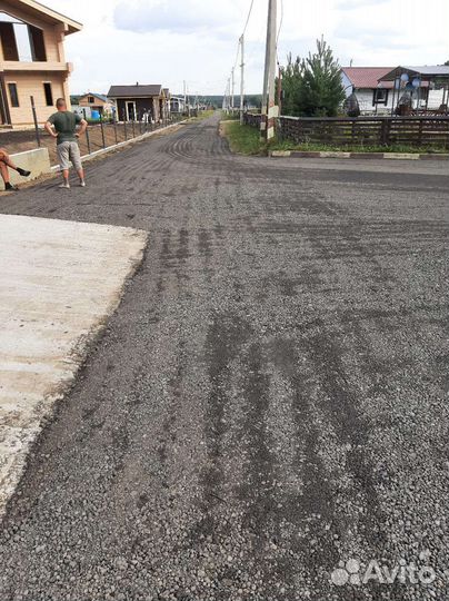 Асфальтирование укладка асфальта Асфальтная крошка