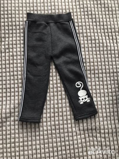 Лосины для девочки с начесом