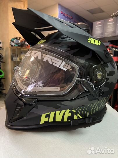 Шлем снегоходный 509 delta R3L black camo