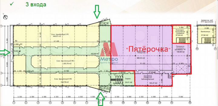 Помещения в новом ТЦ