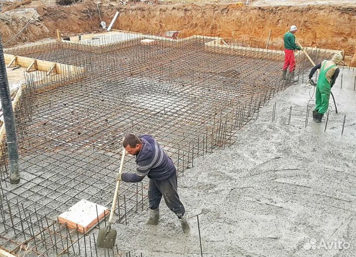 Фундамент, бетонные работы под ключ