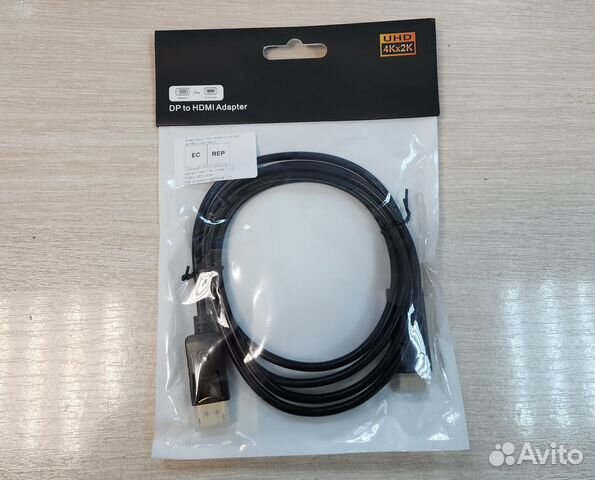 Переходник DisplayPort - hdmi (UHD 4K*2K)
