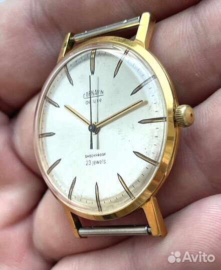 Часы Cornavin DE luxe делано в СССР