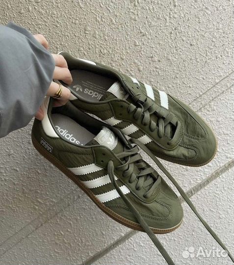 Кроссовки/кеды женские Adidas Samba olive оригинал