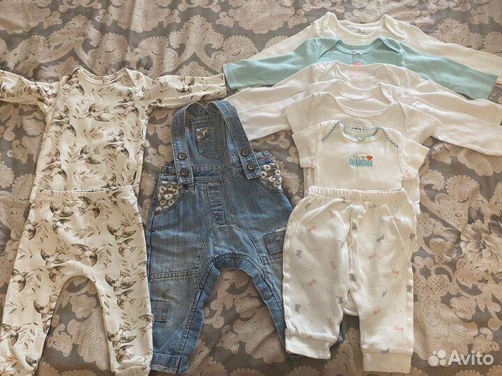 Пакет одежды для девочки 6-9 мес