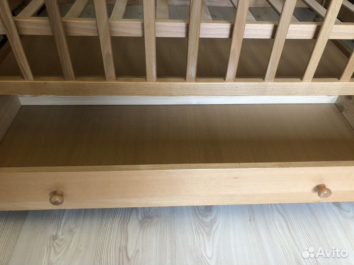 Детская кроватка Лель с матрасом и постельным