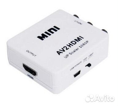 Преобразователь/конвертер RCA в hdmi+ шнур питания